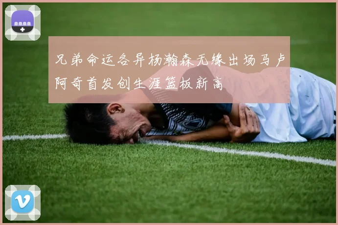 兄弟命运各异杨瀚森无缘出场马卢阿奇首发创生涯篮板新高